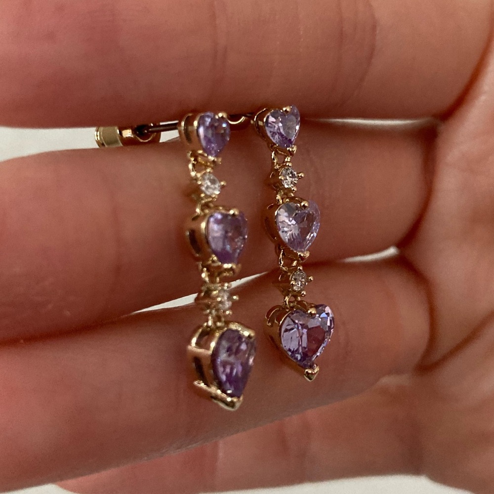 New Vanessa Mooney the bewitched earrings Purple - Picture 10 of 13